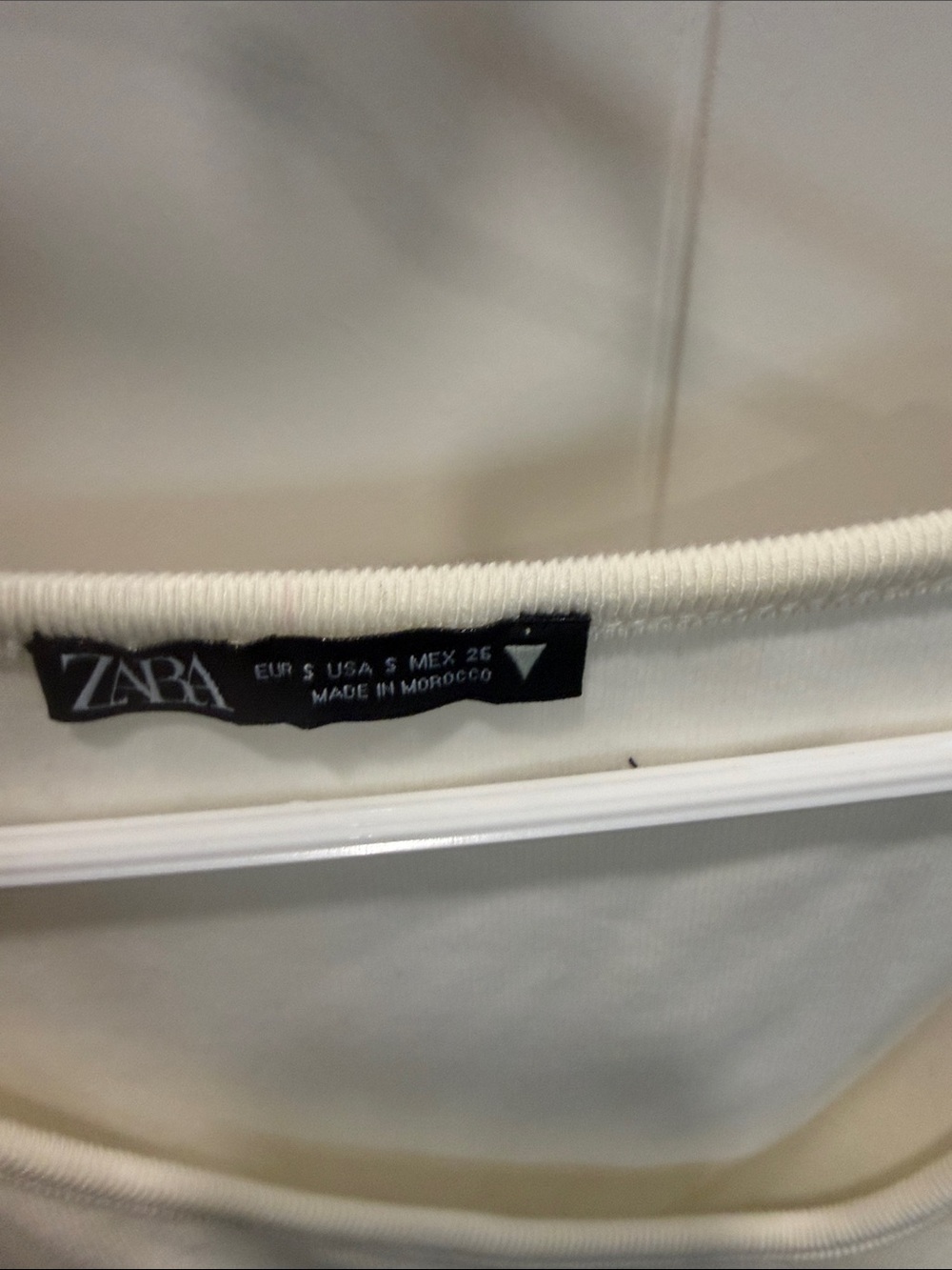 Zara Green & Cream Striped Henley Knit Sweater - Picture 4 of 6